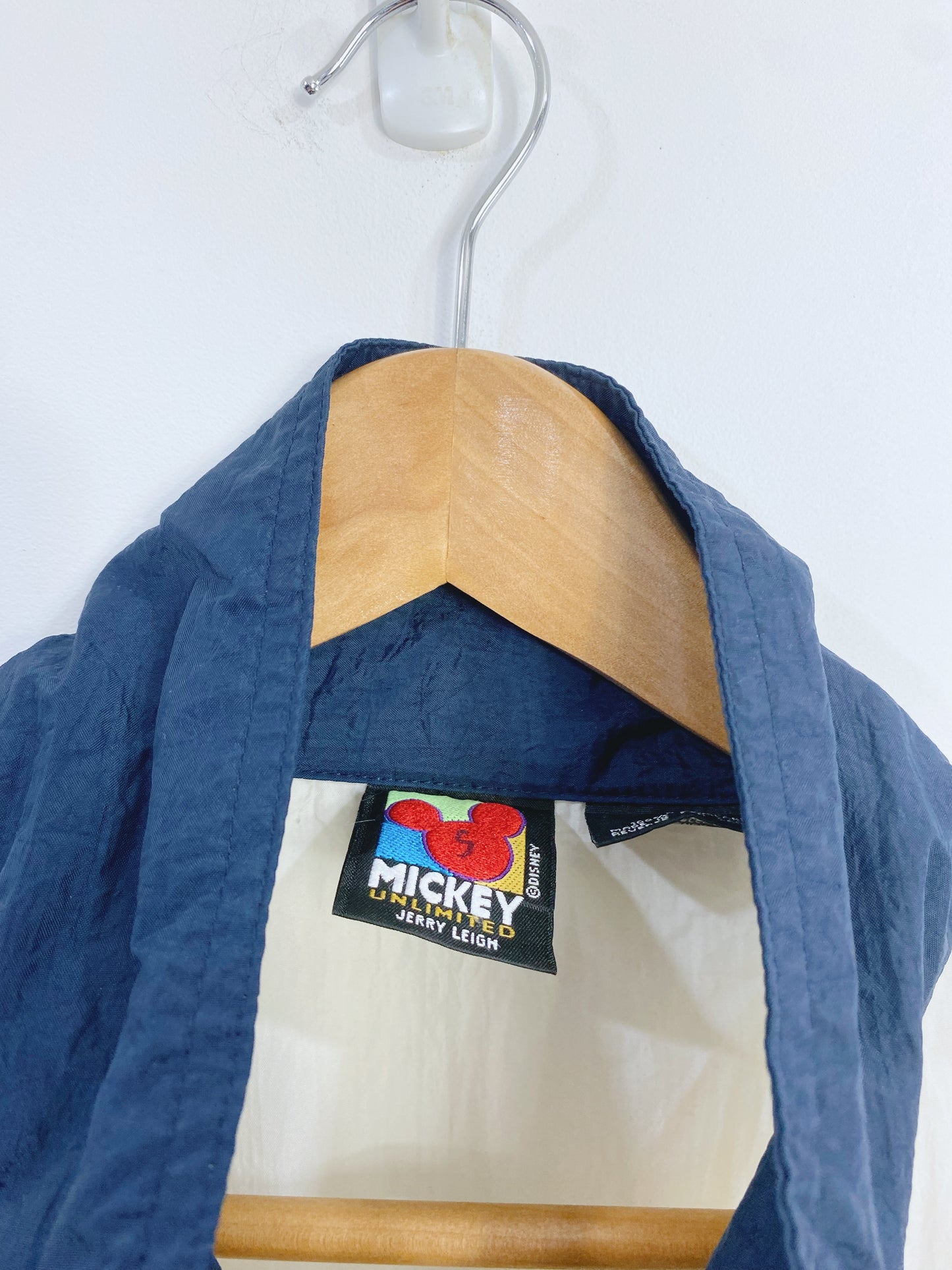 Vintage 90s Mickey Mouse Windbreaker 1/4 Zip L