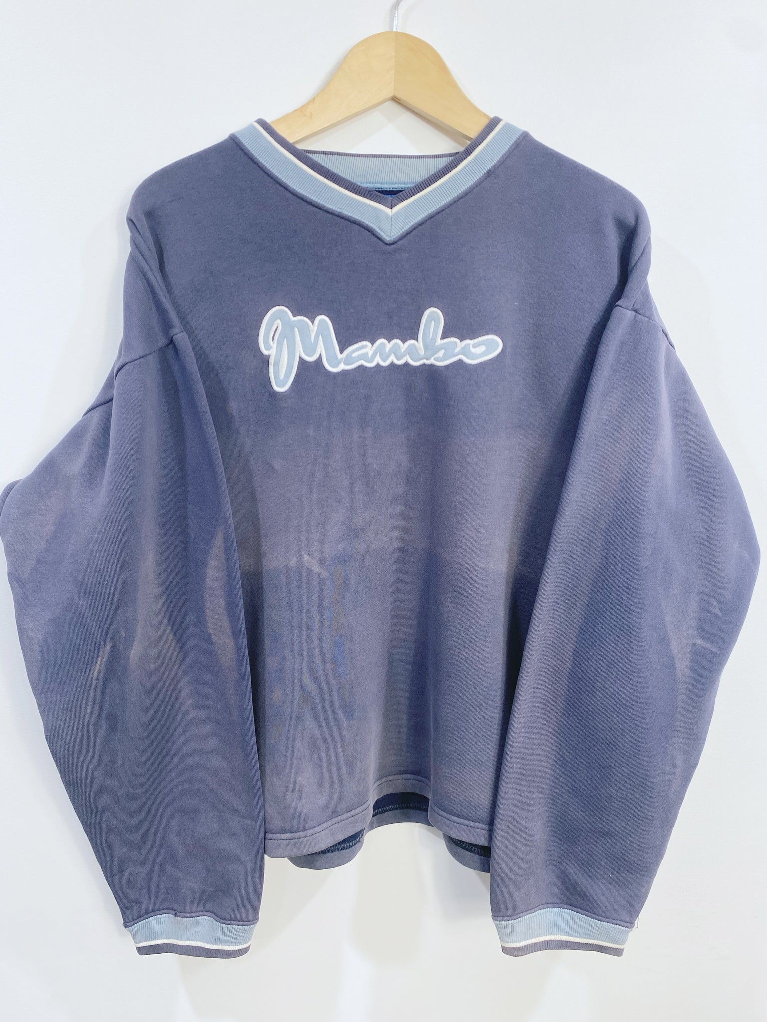 Vintage 90s Mambo Embroidered Sweatshirt L