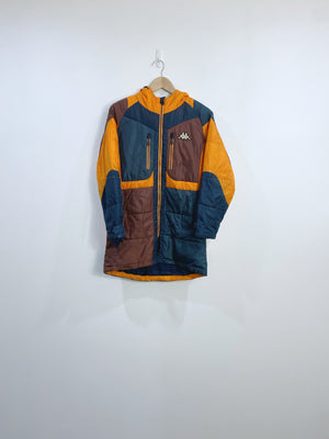 Vintage Rare 90s Kappa Embroidered Puffer Jacket M