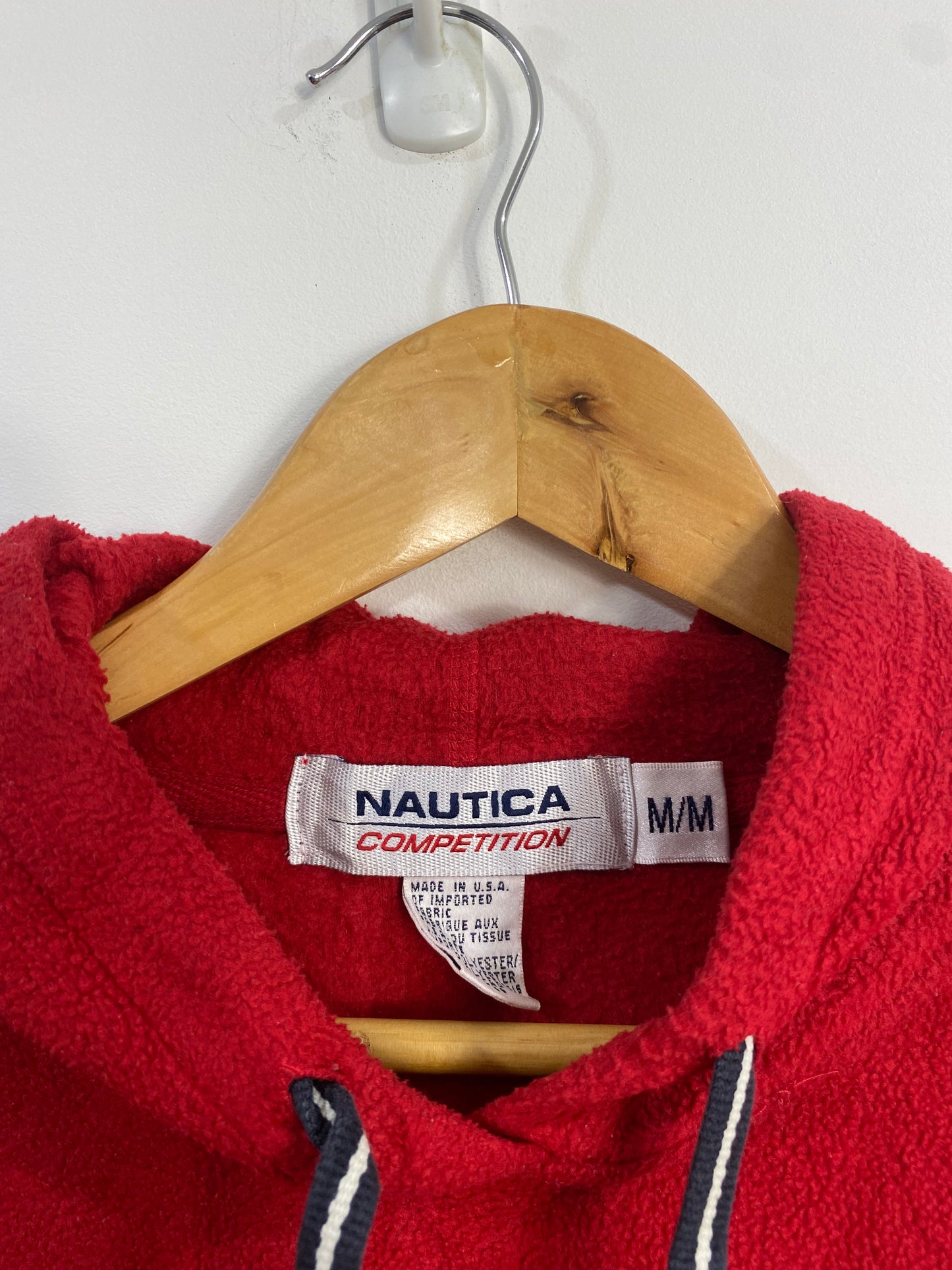 Vintage 90s Nautica Embroidered Hoodie L