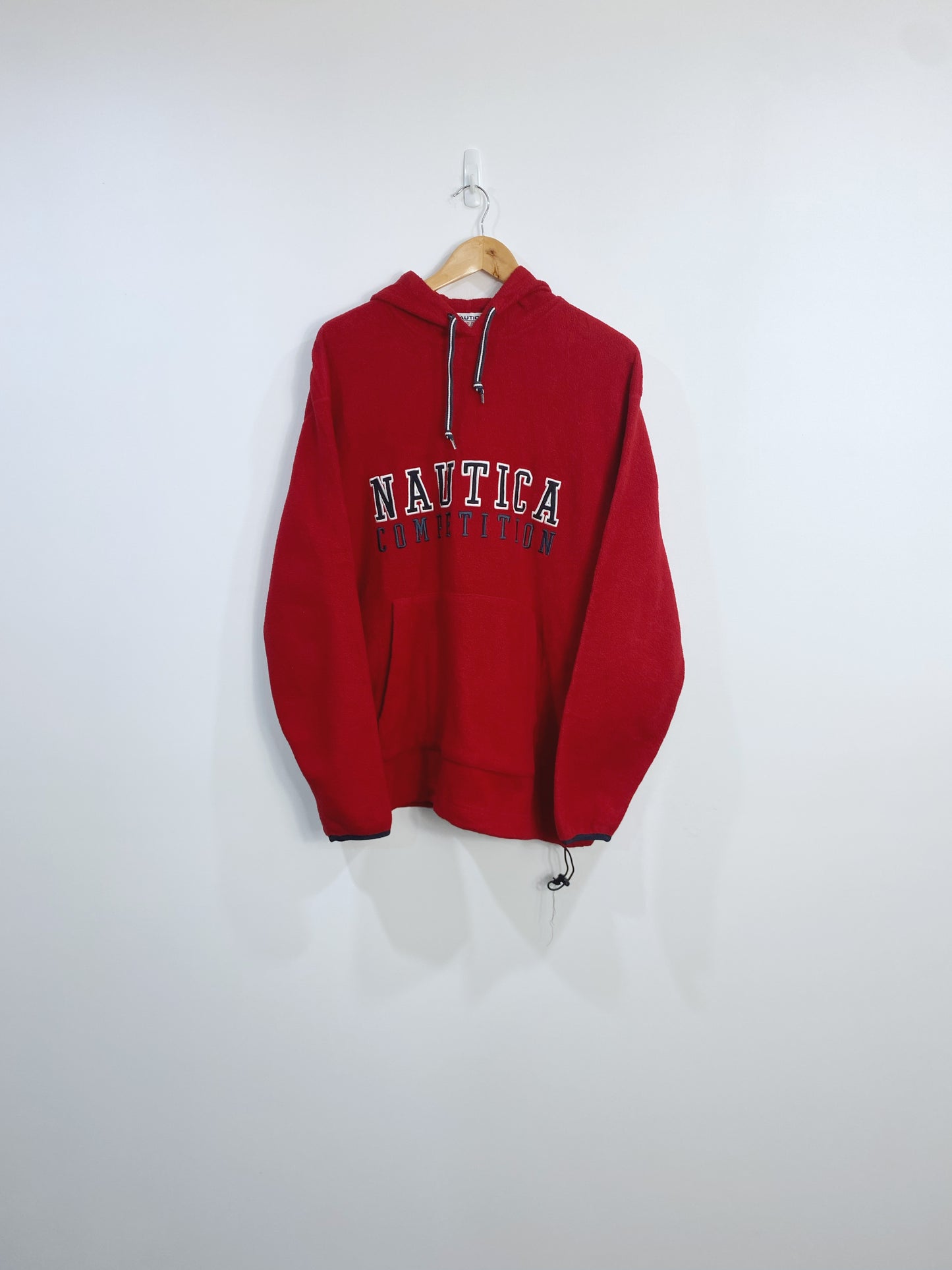 Vintage 90s Nautica Embroidered Hoodie L