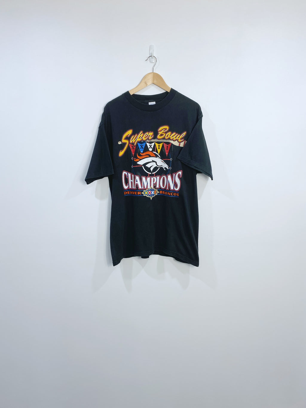 Vintage 90s Denver Broncos Championship T-shirt L