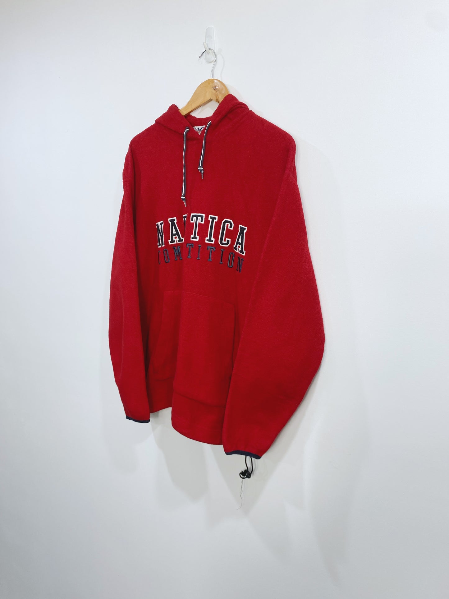 Vintage 90s Nautica Embroidered Hoodie L