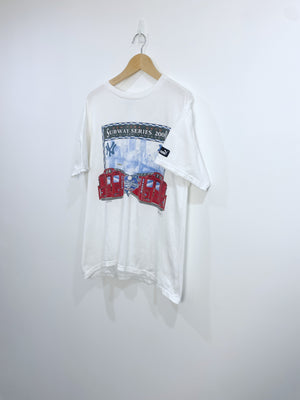 Vintage New York Yankees Vs New York Mets T-shirt L