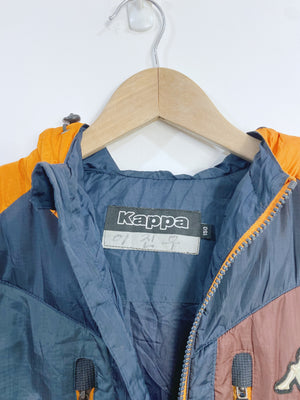 Vintage Rare 90s Kappa Embroidered Puffer Jacket M