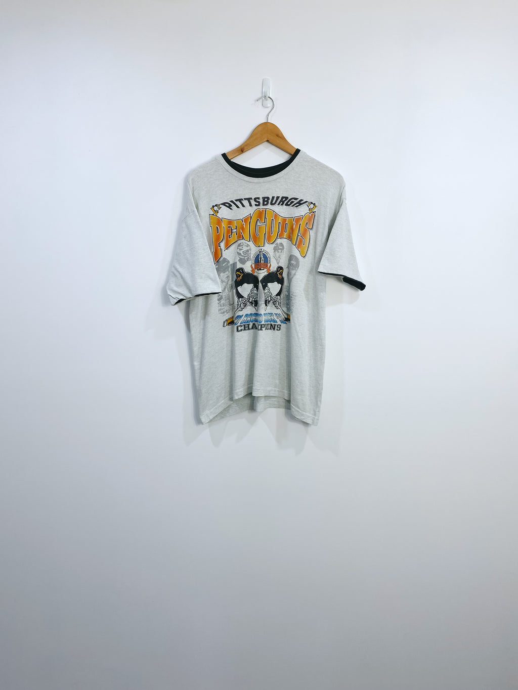 Vintage 1992 Pittsburgh Penguins Championship T-shirt M