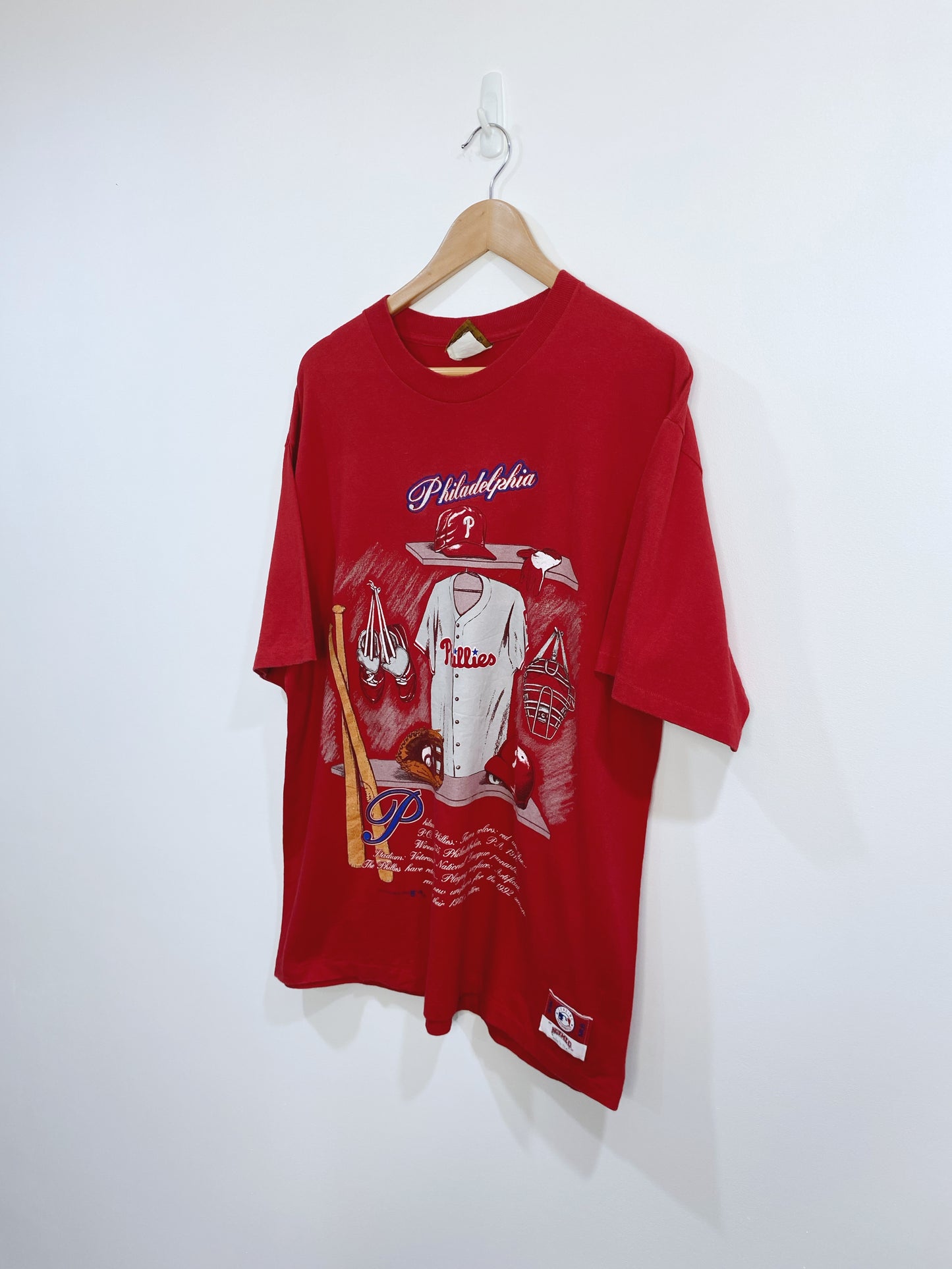 Vintage 1992 Philadelphia Phillies T-shirt L