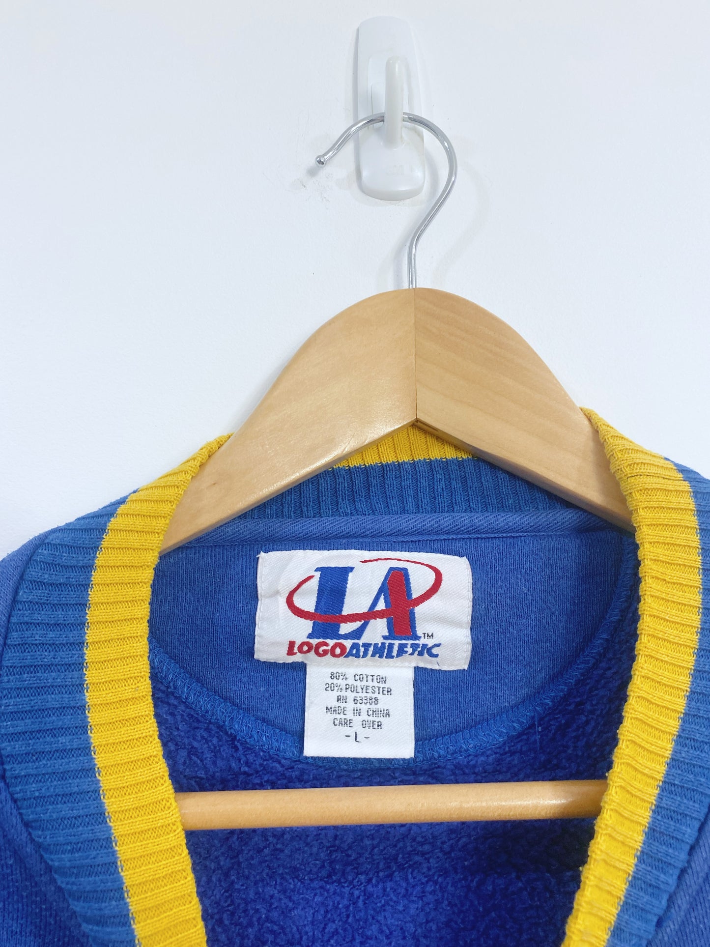 Vintage St Louis Rams Embroidered Sweatshirt L