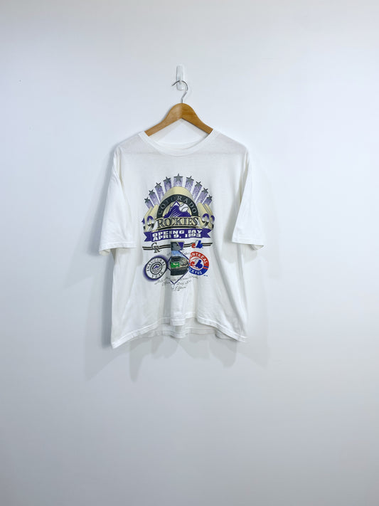 Vintage 1993 Colorado Rockies T-shirt L