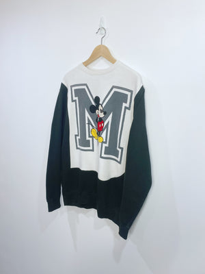 Vintage Mickey Mouse Re-worked Sweatshirt L