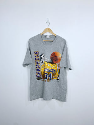Vintage 1997 LA Lakers Championship T-shirt L