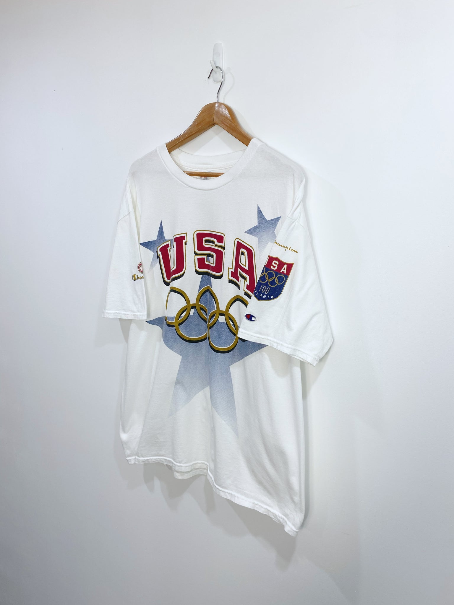 Vintage 90s Champion USA Olympics T-shirt L