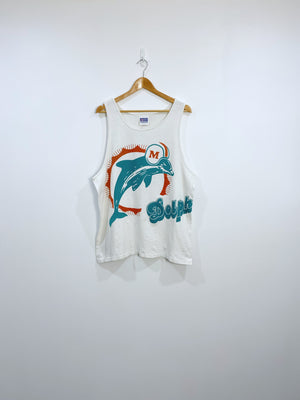 Vintage 90s Miami Dolphins Singlet L