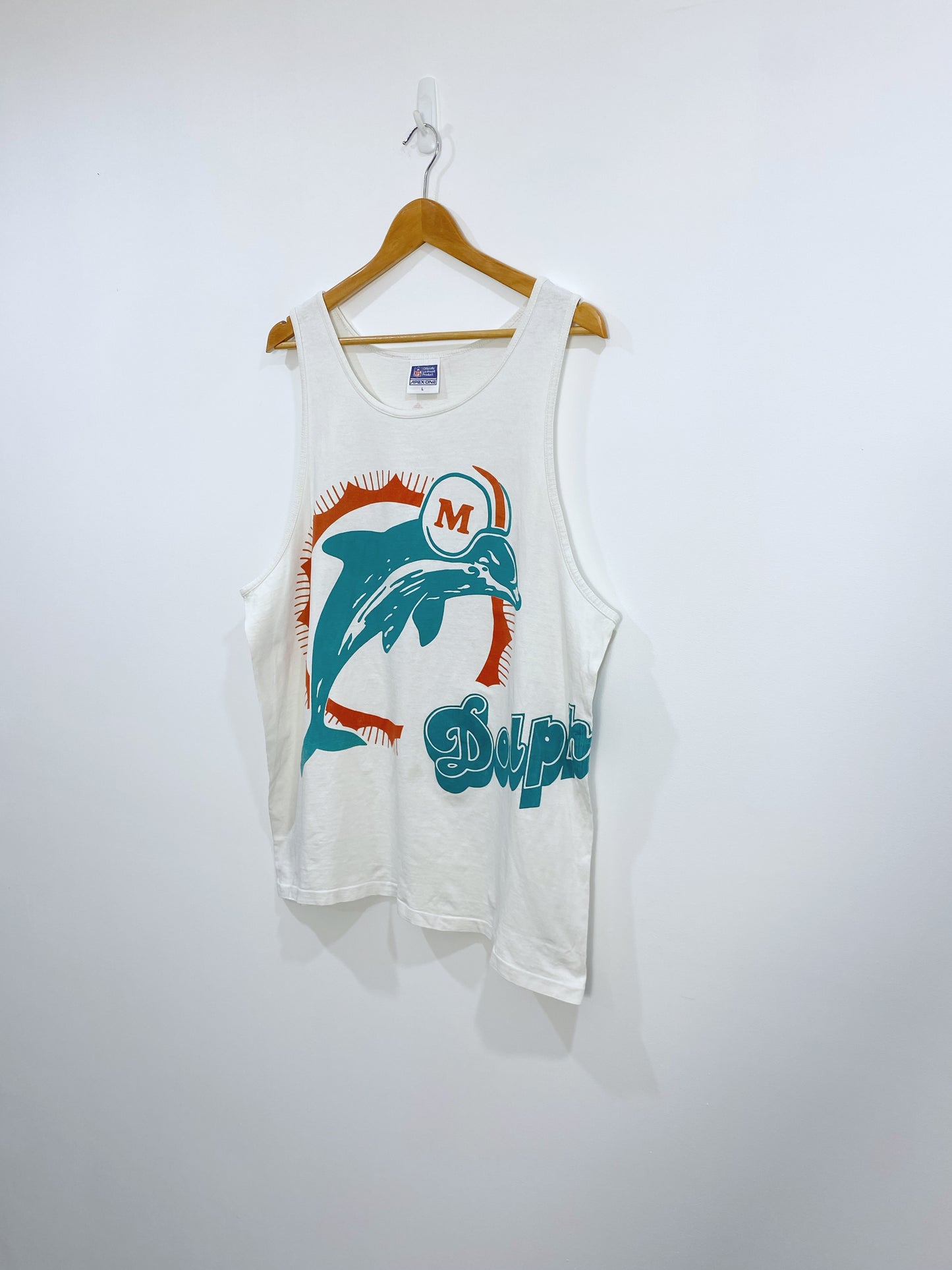 Vintage 90s Miami Dolphins Singlet L