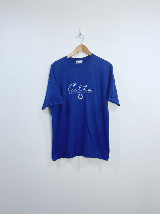 Vintage Indianapolis Colts Embroidered T-shirt L