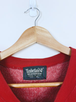Vintage Embroidered Timberland Sweatshirt XL