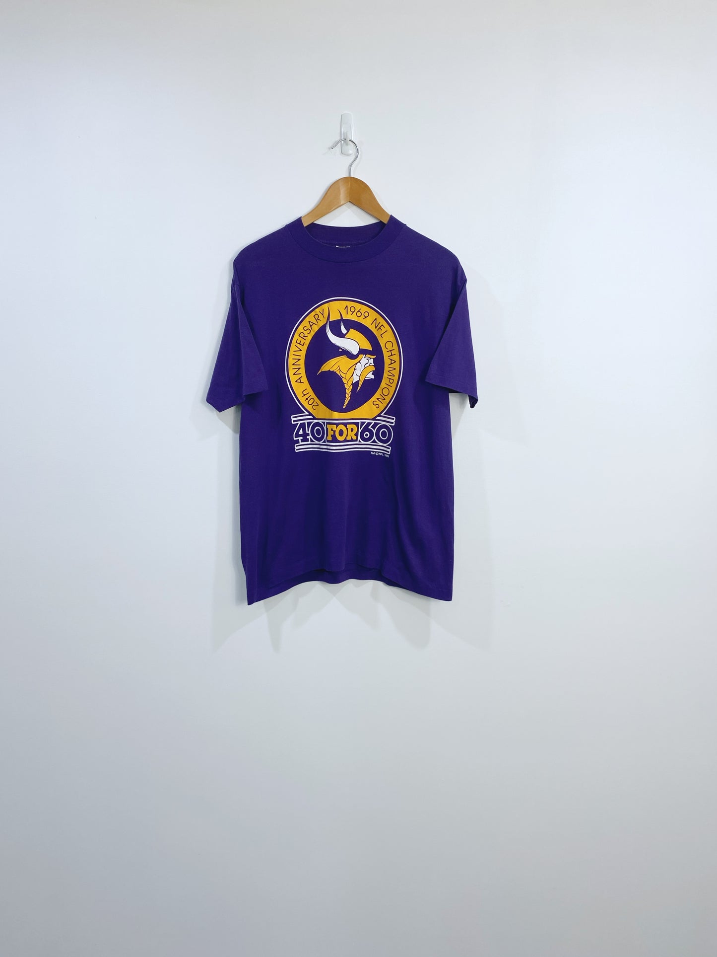 Vintage 1989 Minnesota Vikings T-shirt M