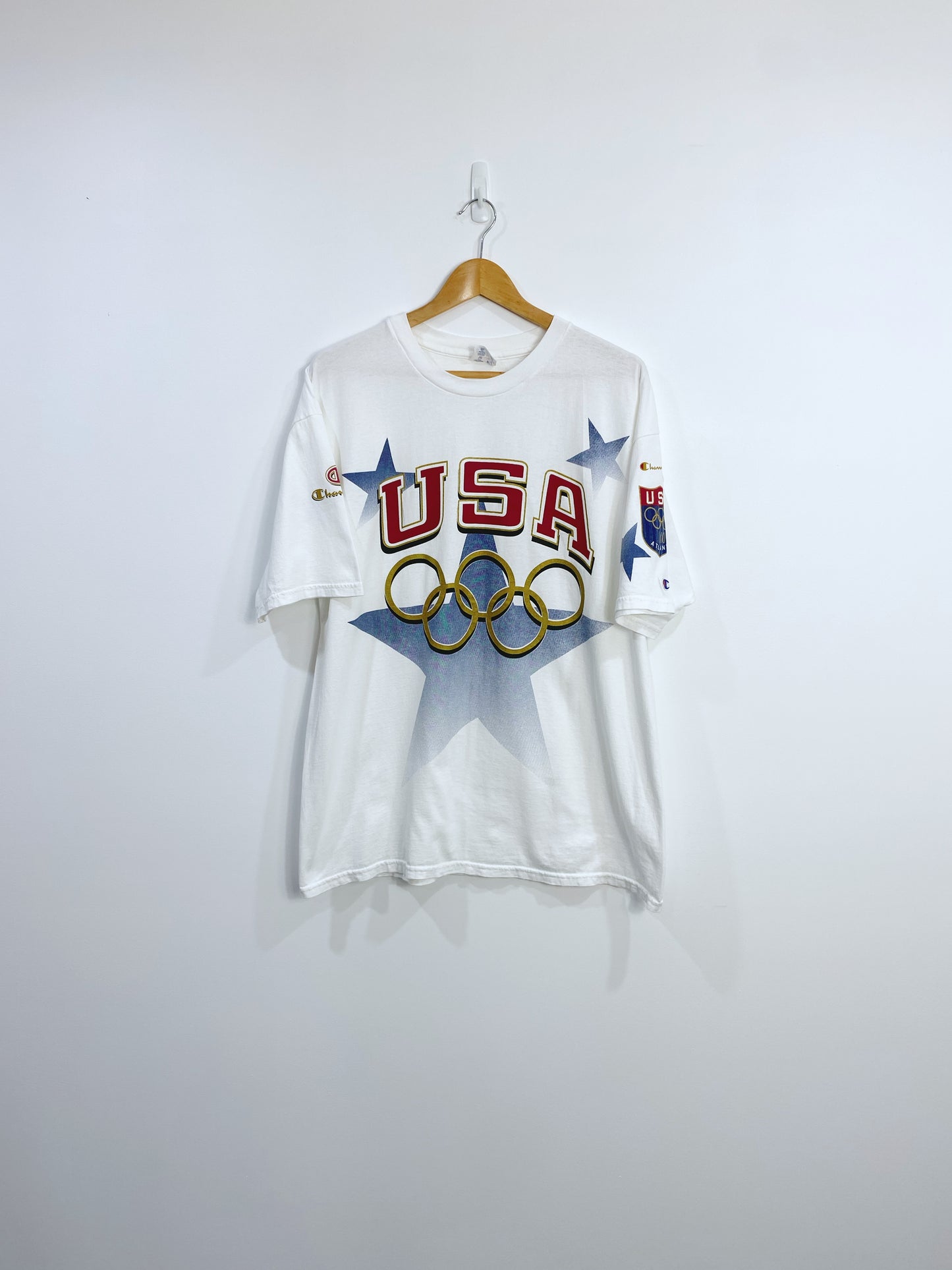 Vintage 1996 Champion USA Olympics T-shirt L