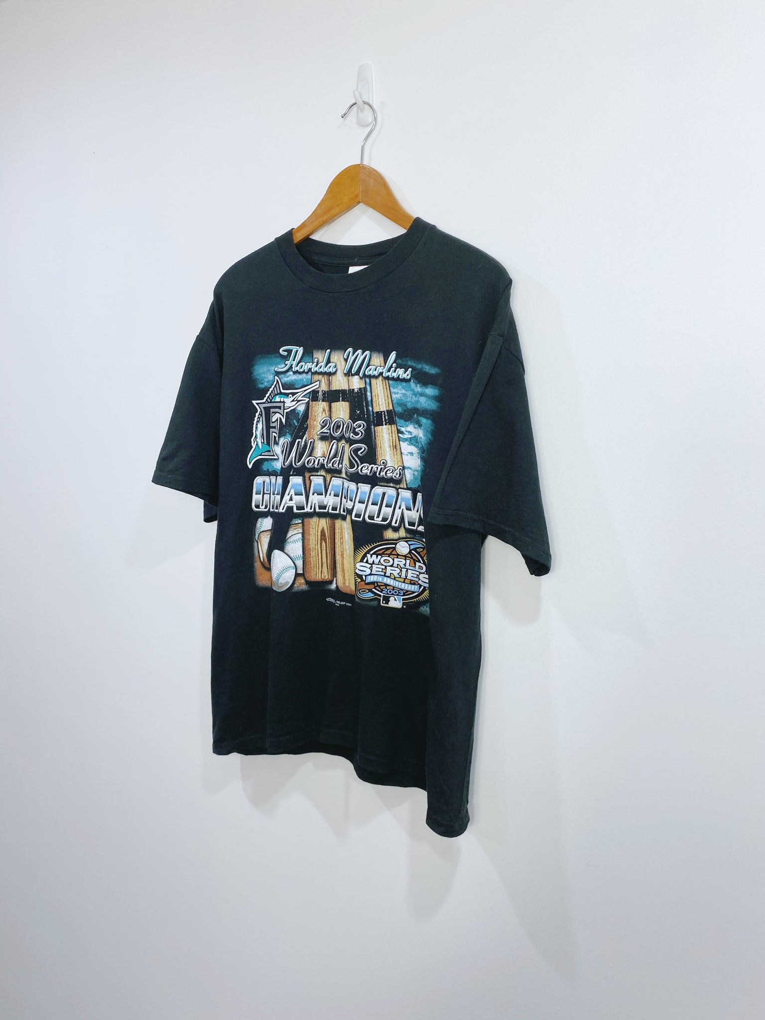 Vintage Florida Marlins Championship T-shirt L