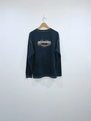 Vintage 90s Harley Davidson Embroidered Sweatshirt L