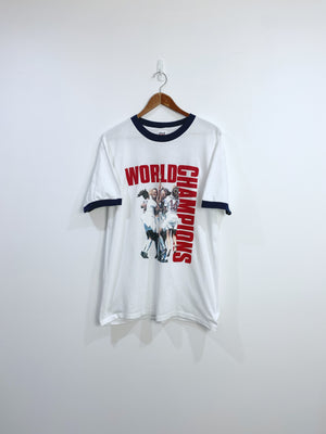 Vintage Brandi Chastain USA World Champs T-shirt L
