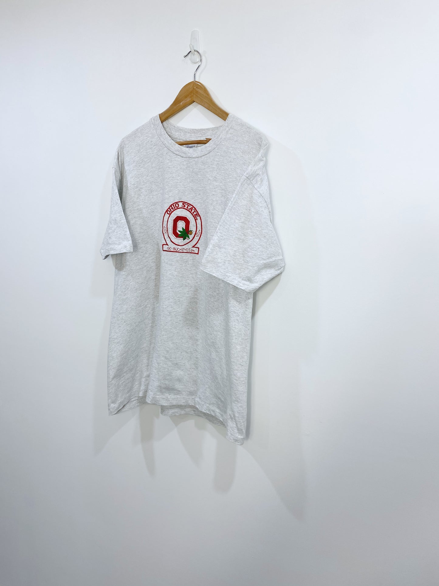 Vintage Ohio State BuckEyes Embroidered T-shirt L