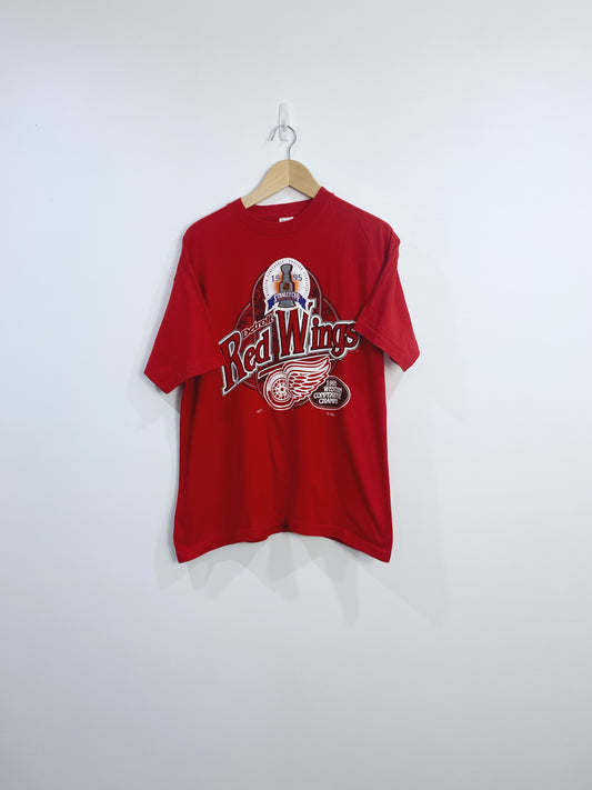 Vintage 1995 Detroit RedWings Championship T-shirt L