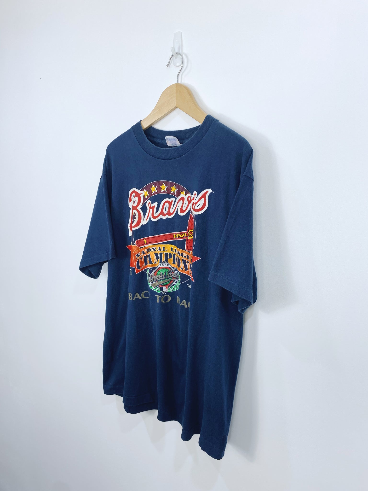 Vintage 1992 Atlanta Braves Championship T-shirt L