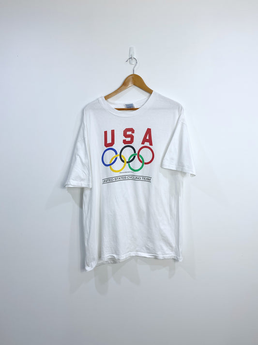 Vintage 90s USA Olympic T-shirt L