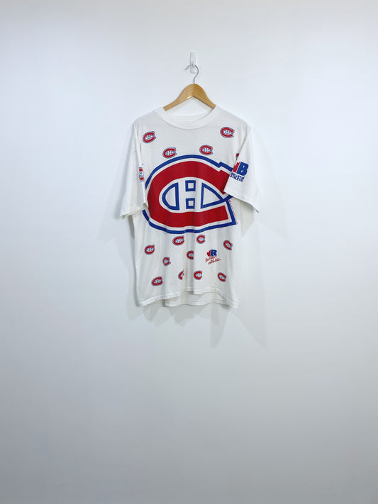 Vintage 90s Montreal Canadiens T-shirt L