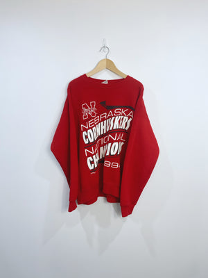 Vintage 1994 Nebraska Huskers Championship Sweatshirt XL