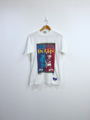 Vintage 90s Hornets Vs Bulls T-shirt M