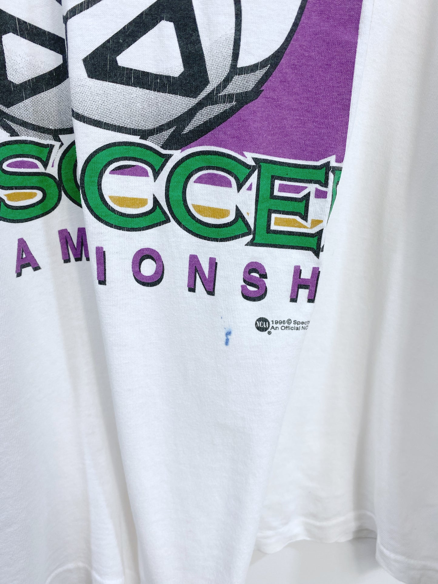Vintage 1996 Soccer Championship LongSleeve Shirt L