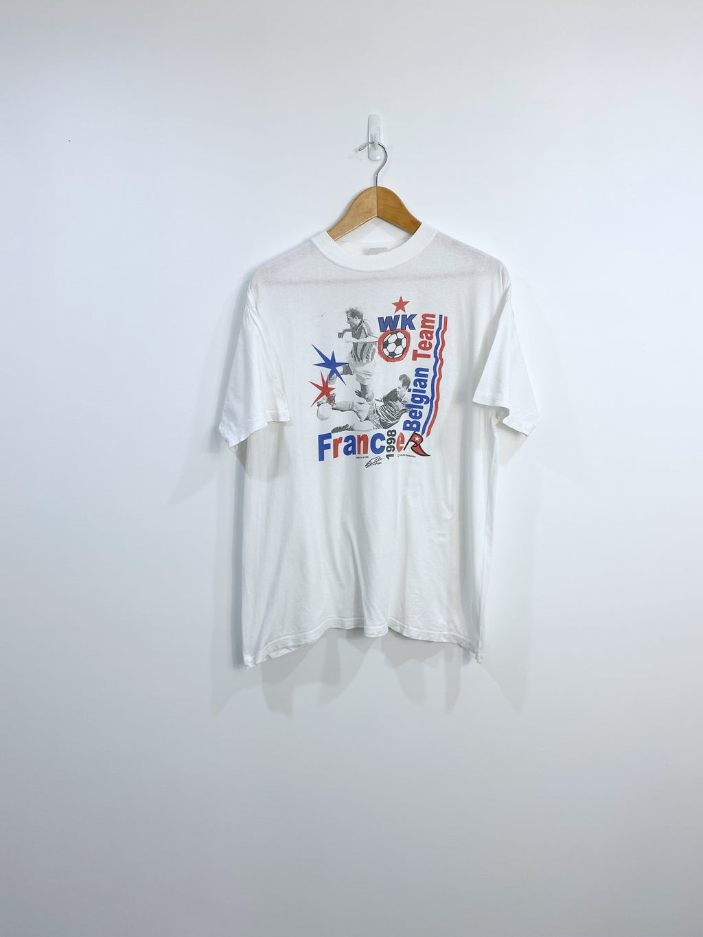 Vintage 1998 France Soccer T-shirt L