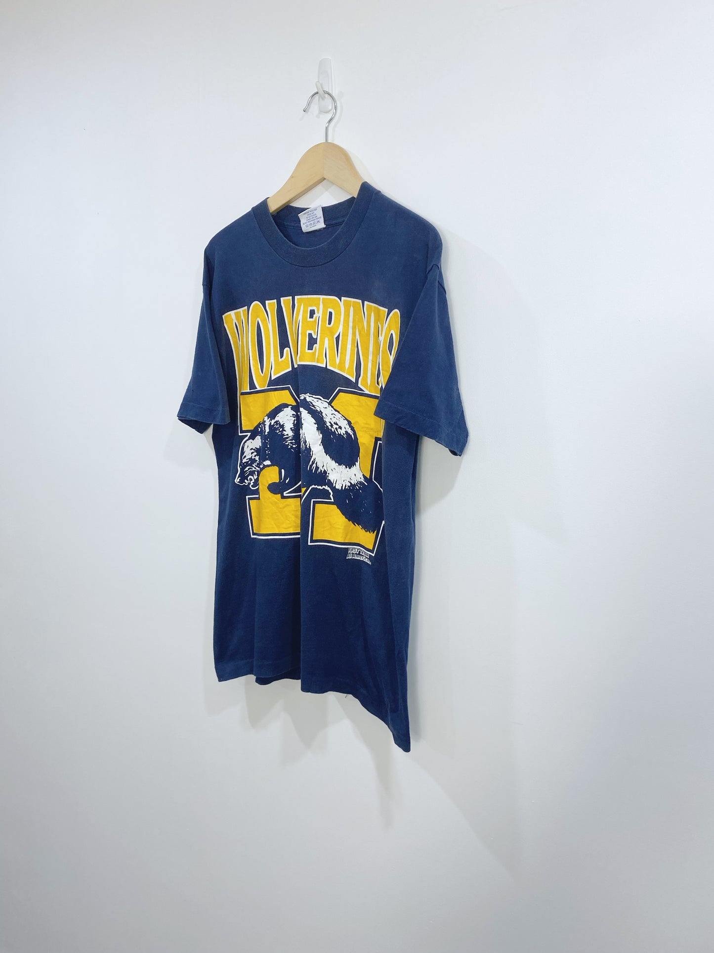 Vintage 90s Michigan Wolverines T-shirt L