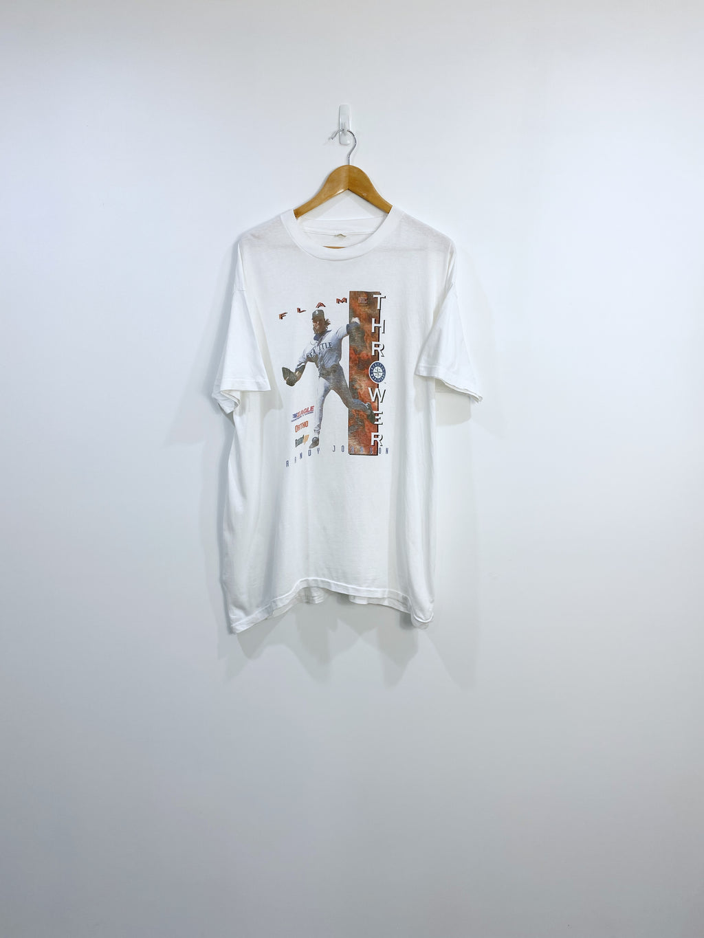 Vintage 90s Randy Johnson Seattle T-shirt XL
