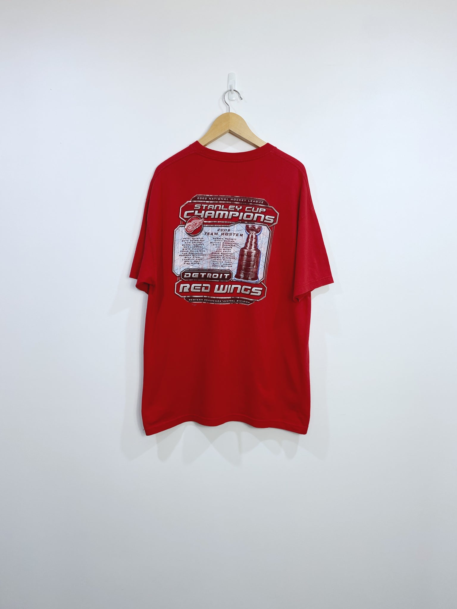 Vintage Detroit RedWings Championship T-shirt L