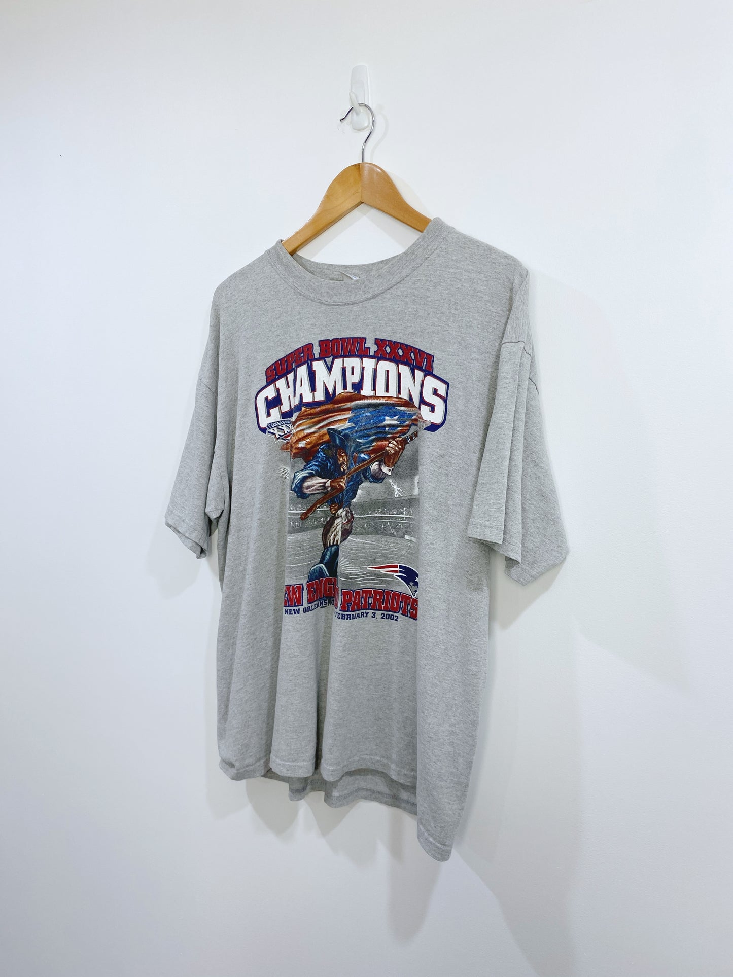 Vintage New England Patriots Championship T-shirt L