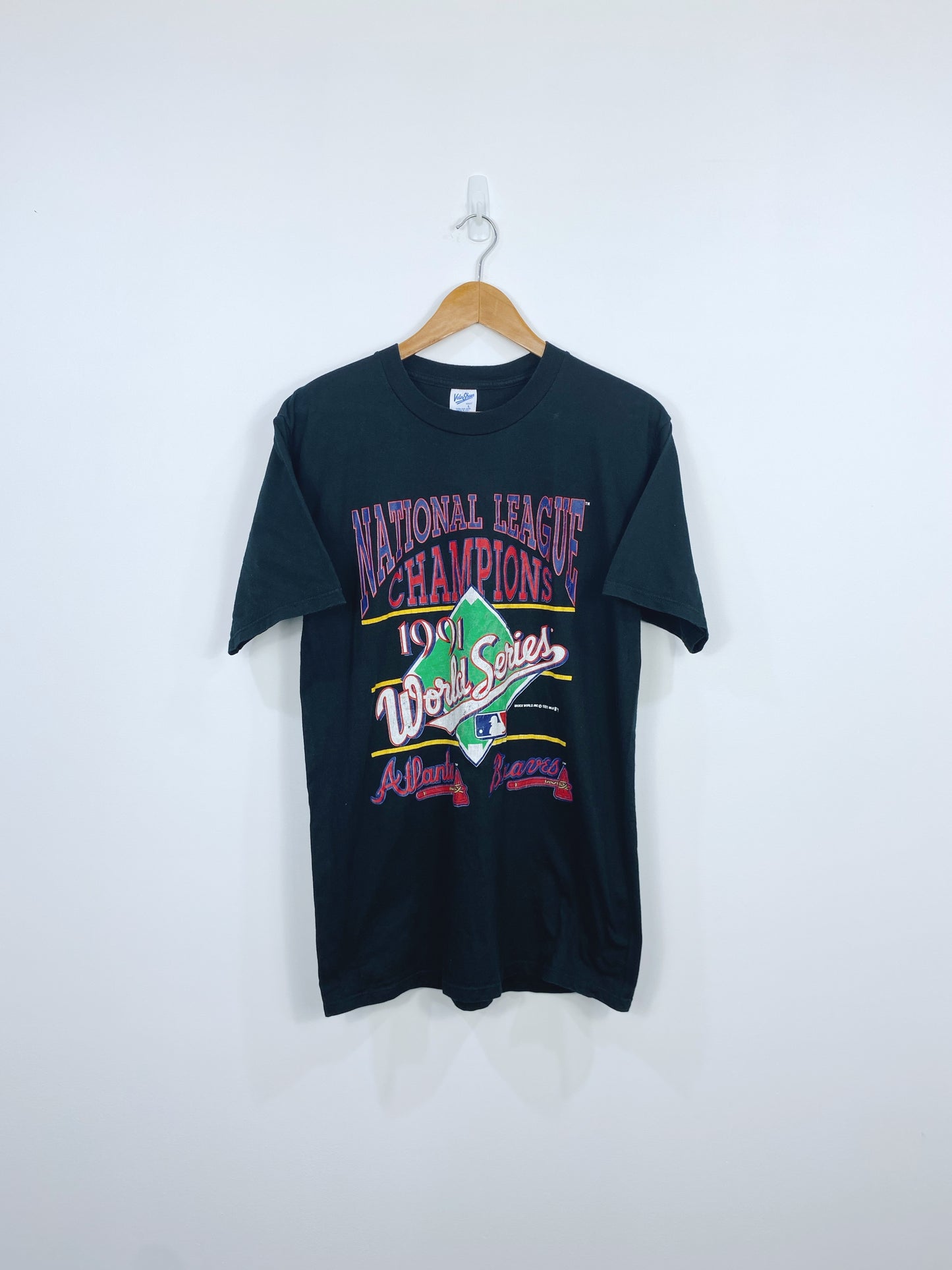 Vintage 1991 Atlanta Braves Championship T-shirt M