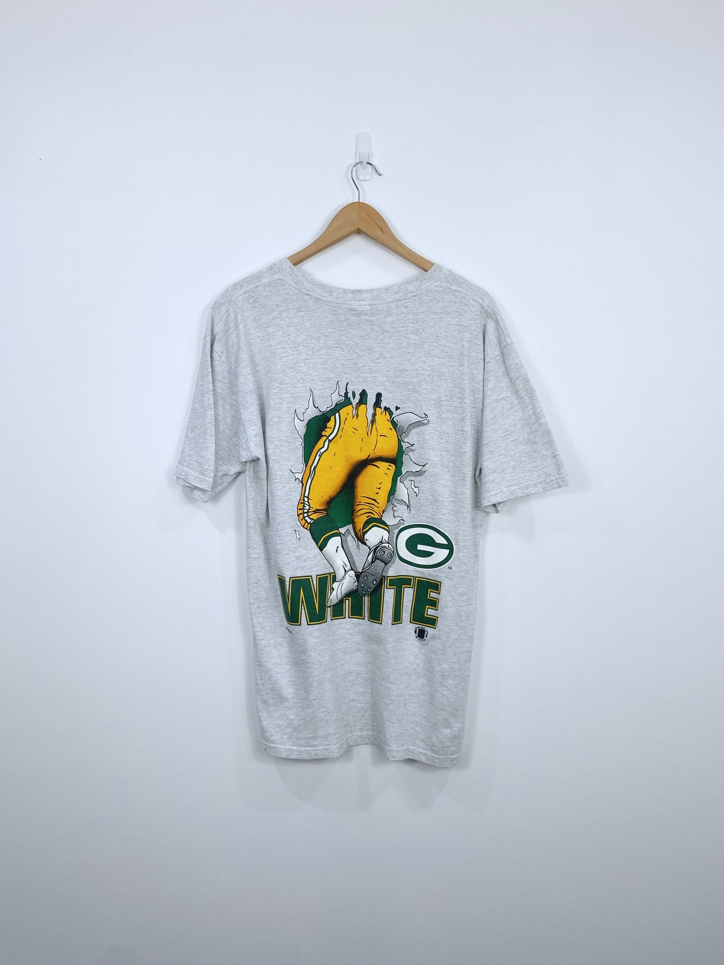 Vintage 90s Reggie White GreenBay Packers T-shirt L