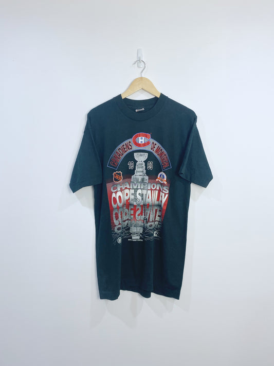 Vintage 1993 Montreal Canadiens Championship T-shirt L