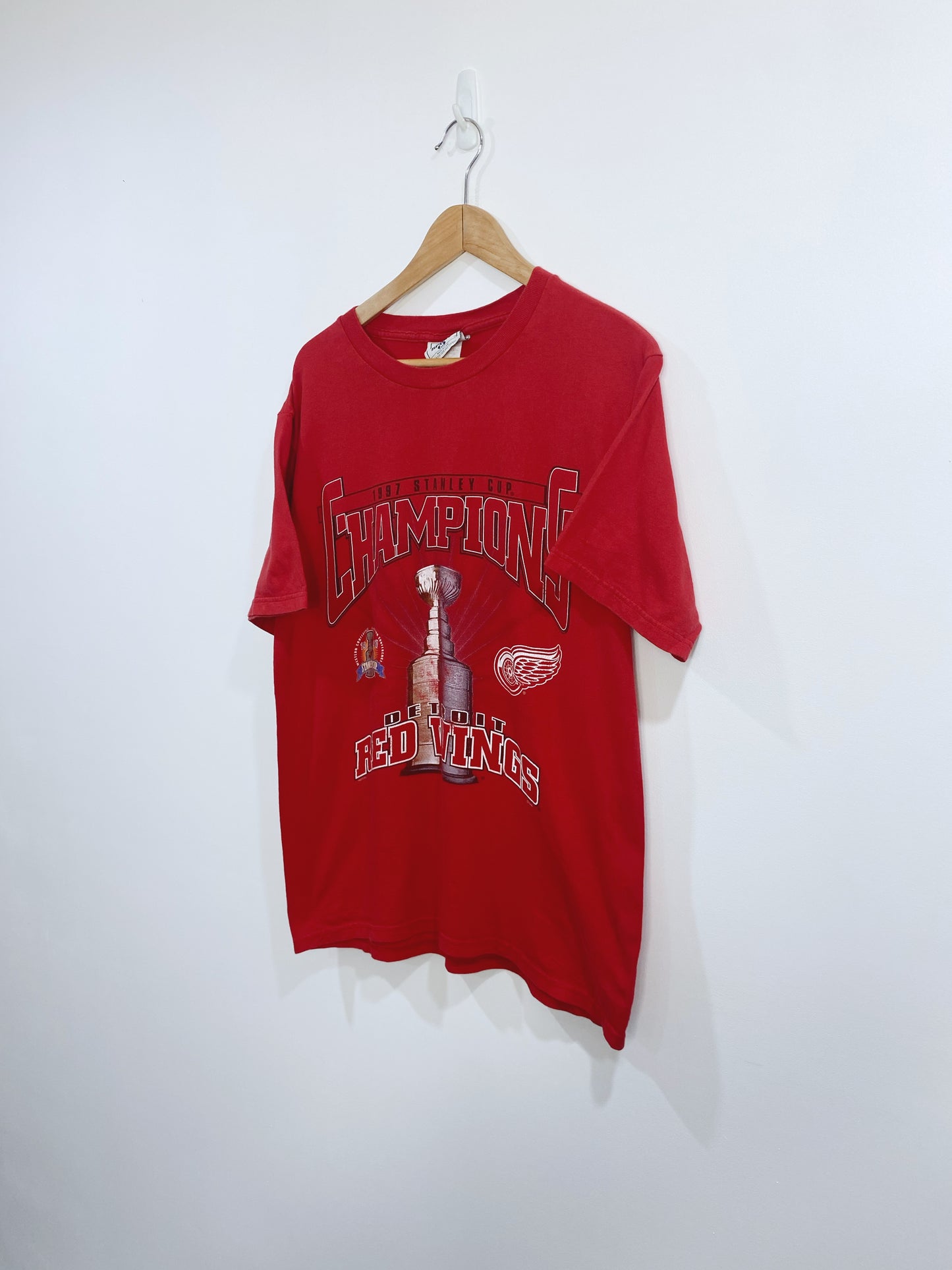 Vintage 1997 Detroit RedWings Championship T-shirt M