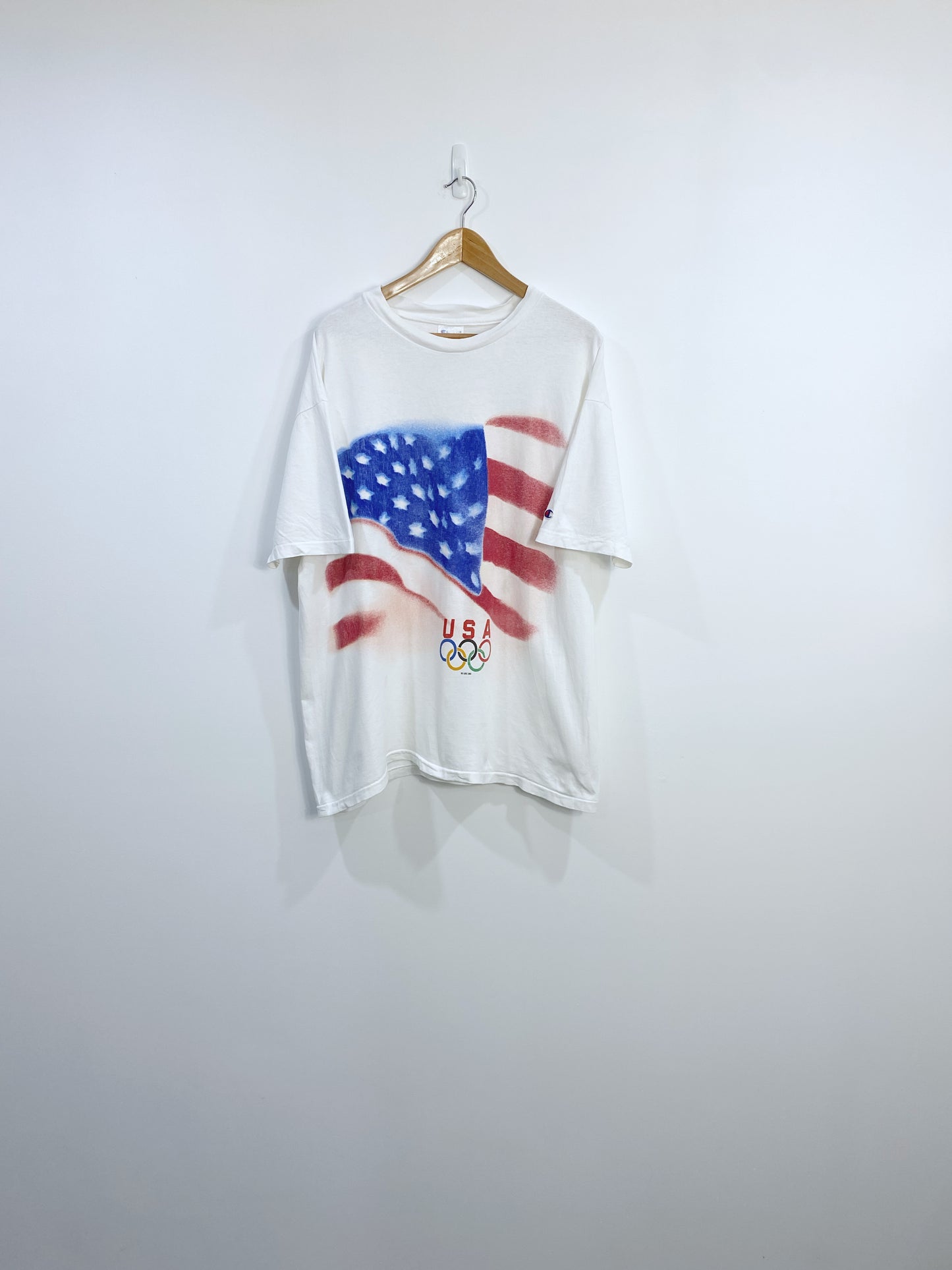 Vintage 90s USA Olympics T-shirt L