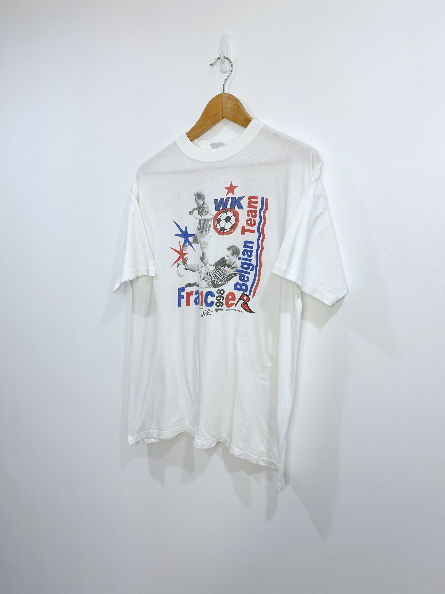 Vintage 1998 France Soccer T-shirt L