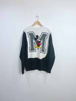 Vintage Mickey Mouse Re-worked Sweatshirt L