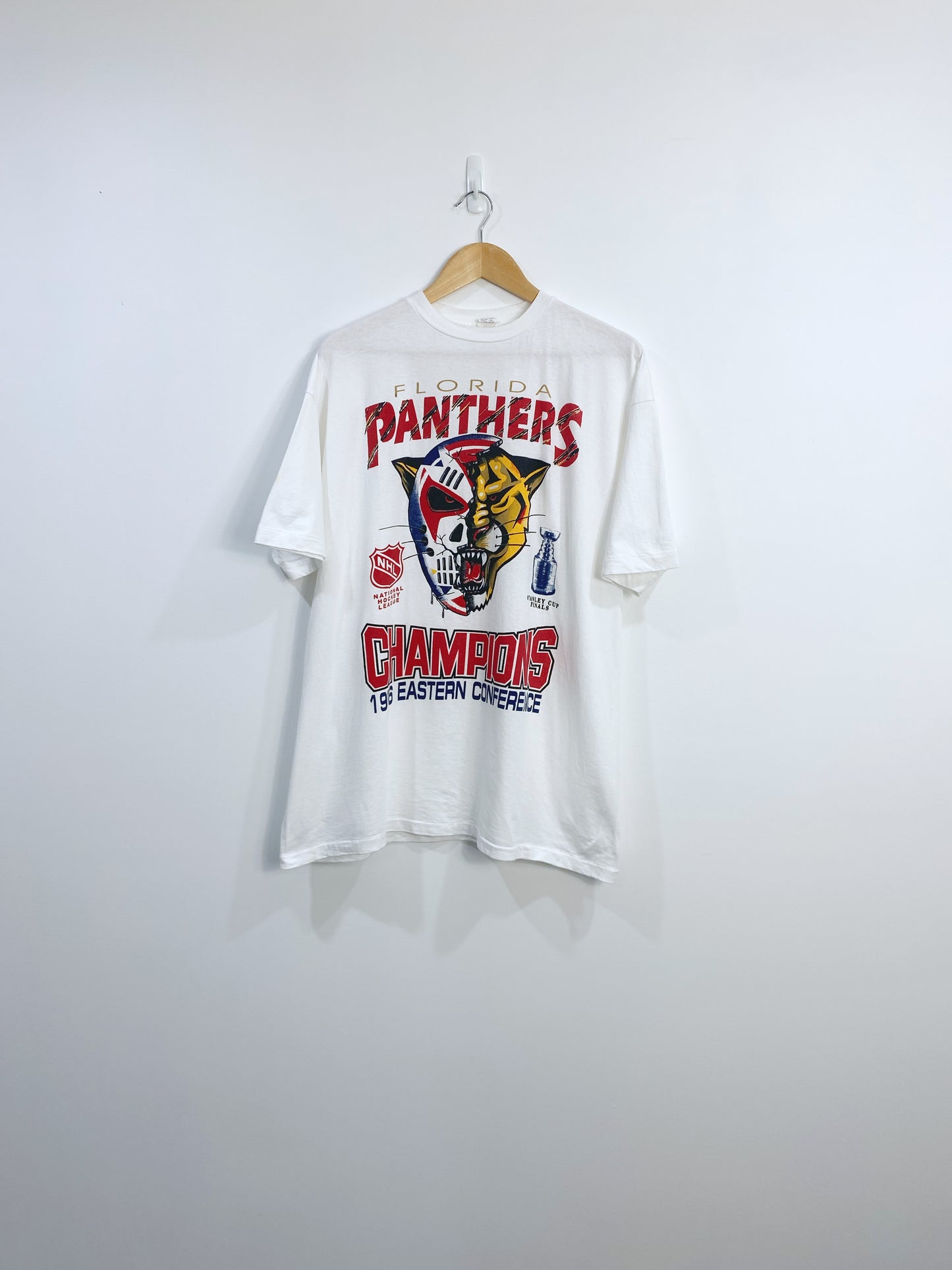 Vintage 1996 Florida Panthers Championship T-shirt L