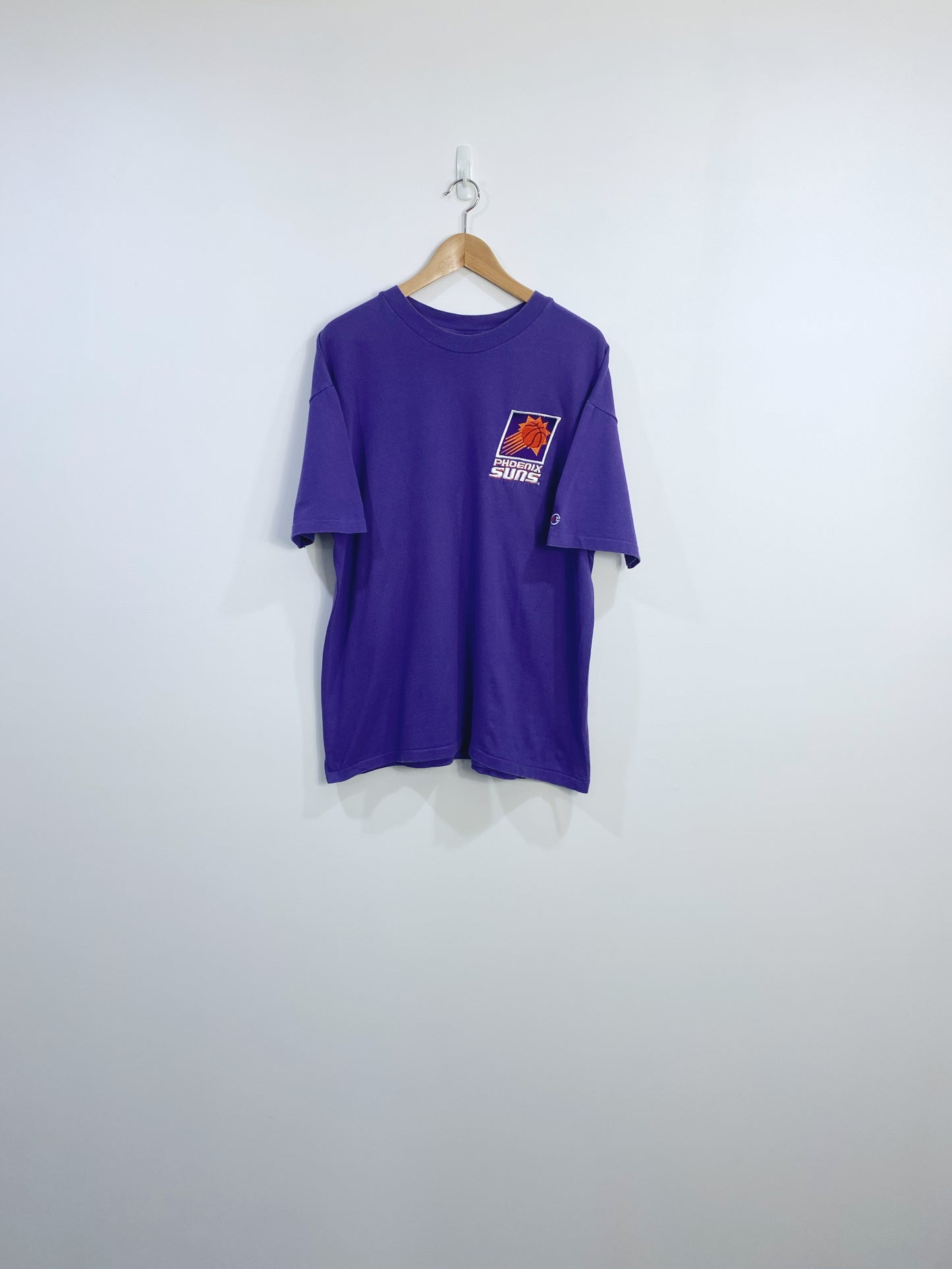 Vintage 90s Champion Phoenix Suns Embroidered T-shirt L