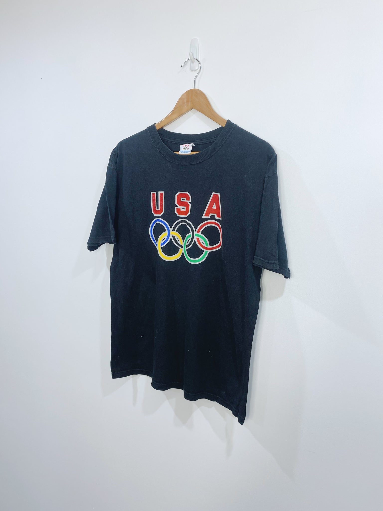 Vintage 90s USA Olympics T-shirt L