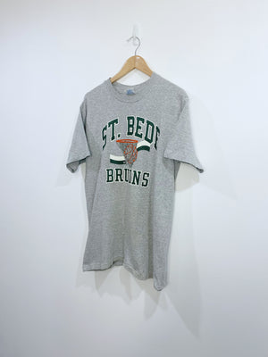 Vintage St Bede Bruins T-shirt L