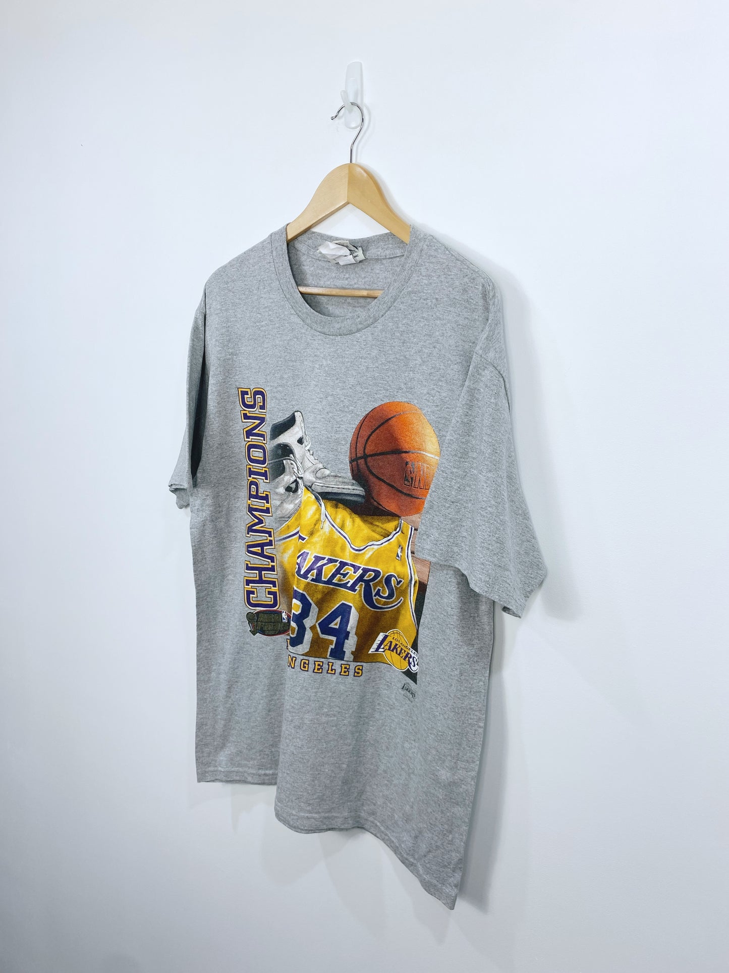 Vintage 1997 LA Lakers Championship T-shirt L